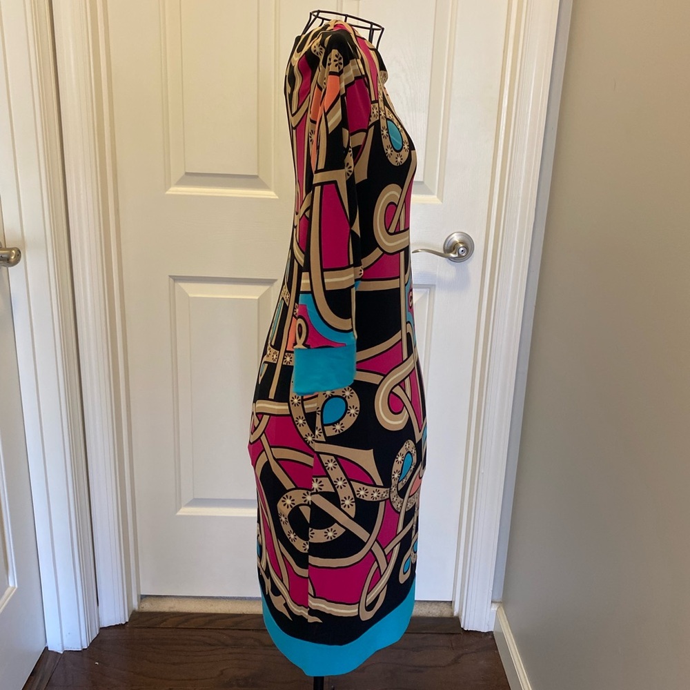 Geometric Multicolor Dress, size M - Picture 6 of 6